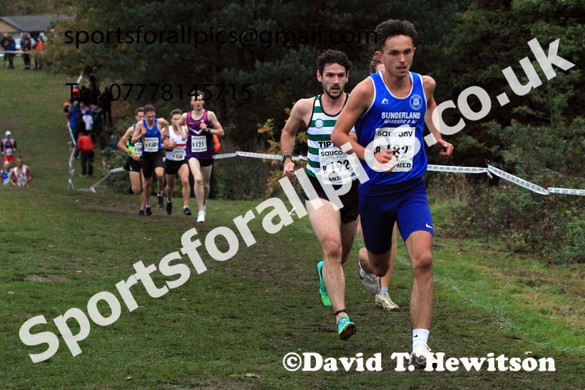 Senior Men, 2022 National Cross Country Relays, Berry Hill Park, Mansfield.  Photo: David T. Hewitson/Sports for All Pics